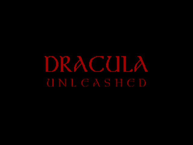 Dracula Unleashed Title Screen